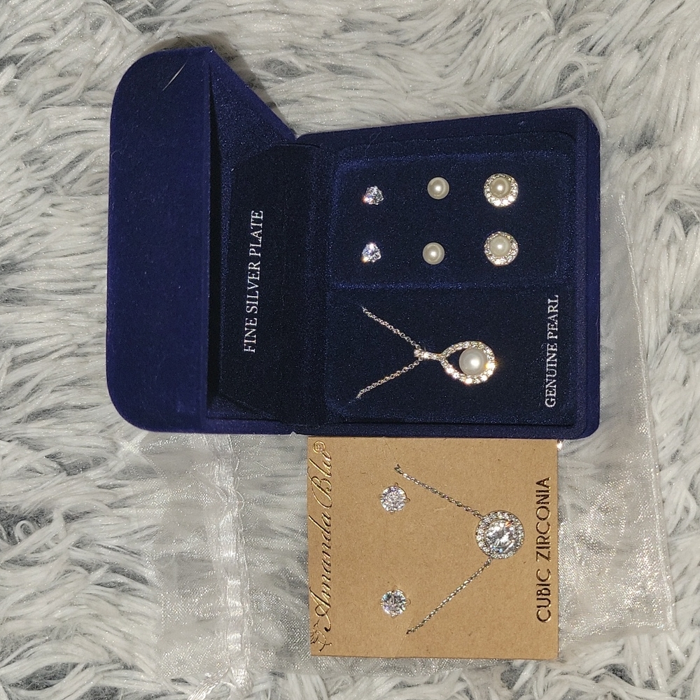 2 Piece NWT Necklace and Earring Set Bundle